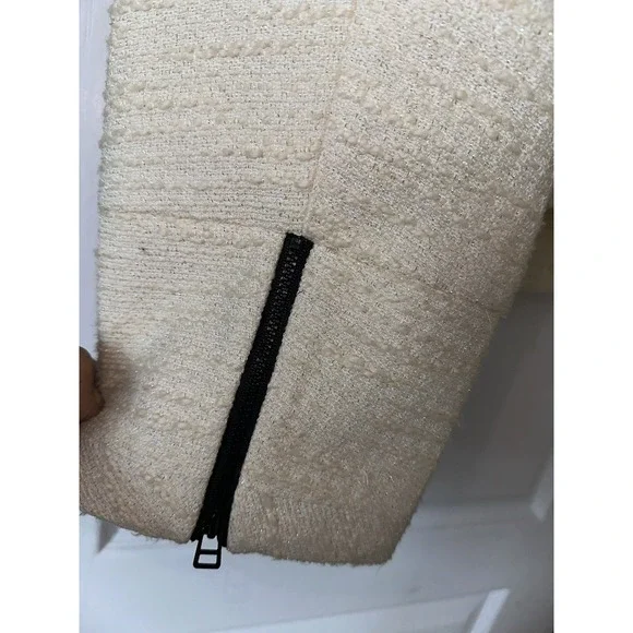 Worthington Tweed Jacket Cropped Puff Sleeve Size XXL - Picture 7 of 8